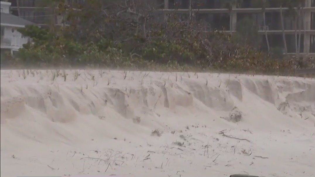 Storm impacts along Pinellas County coast