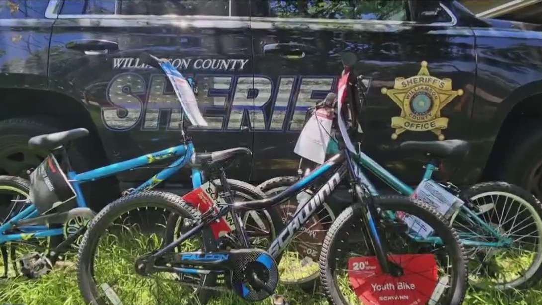 Williamson County Deputies Association raising funds to give bikes to students with perfect attendance
