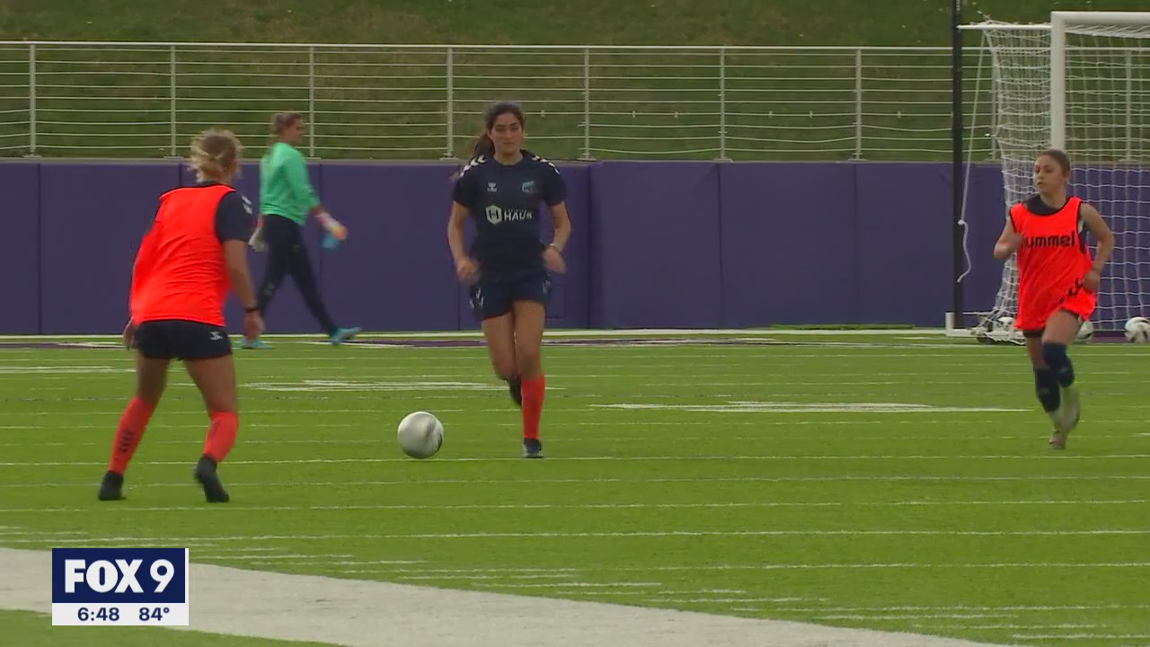 New women's soccer club Minnesota Aurora start training
