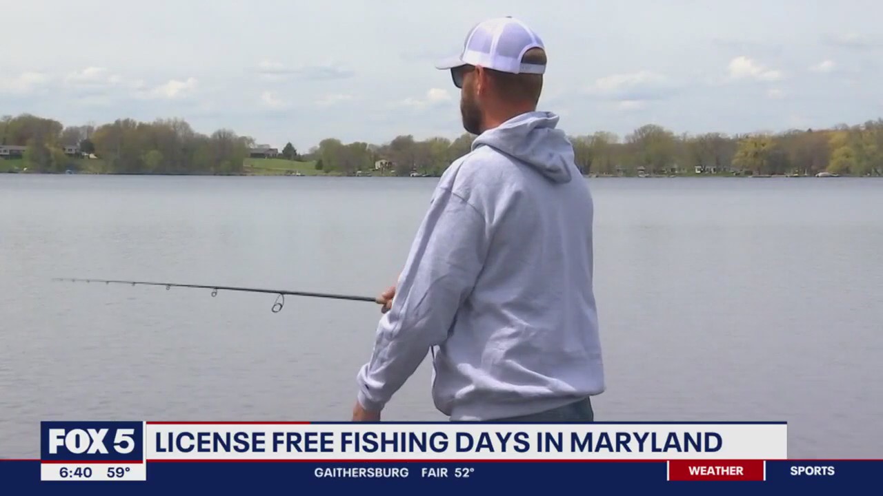 Maryland 2023 license-free fishing days