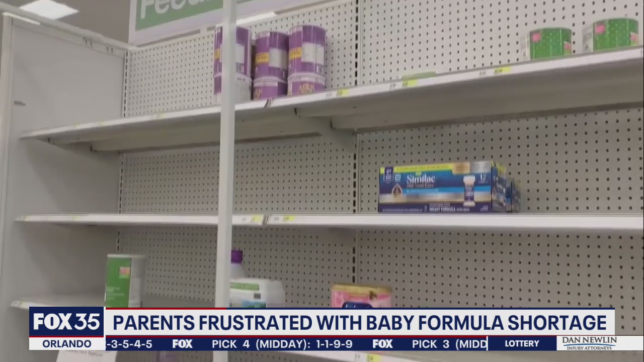Parents frustrated with baby formula shortage