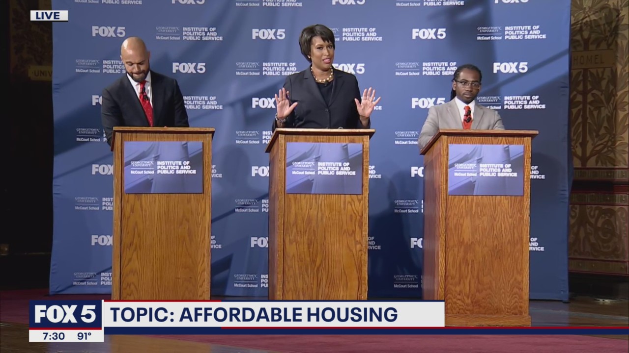 DC Mayoral Debate: Democratic candidates discuss affordable housing in the District