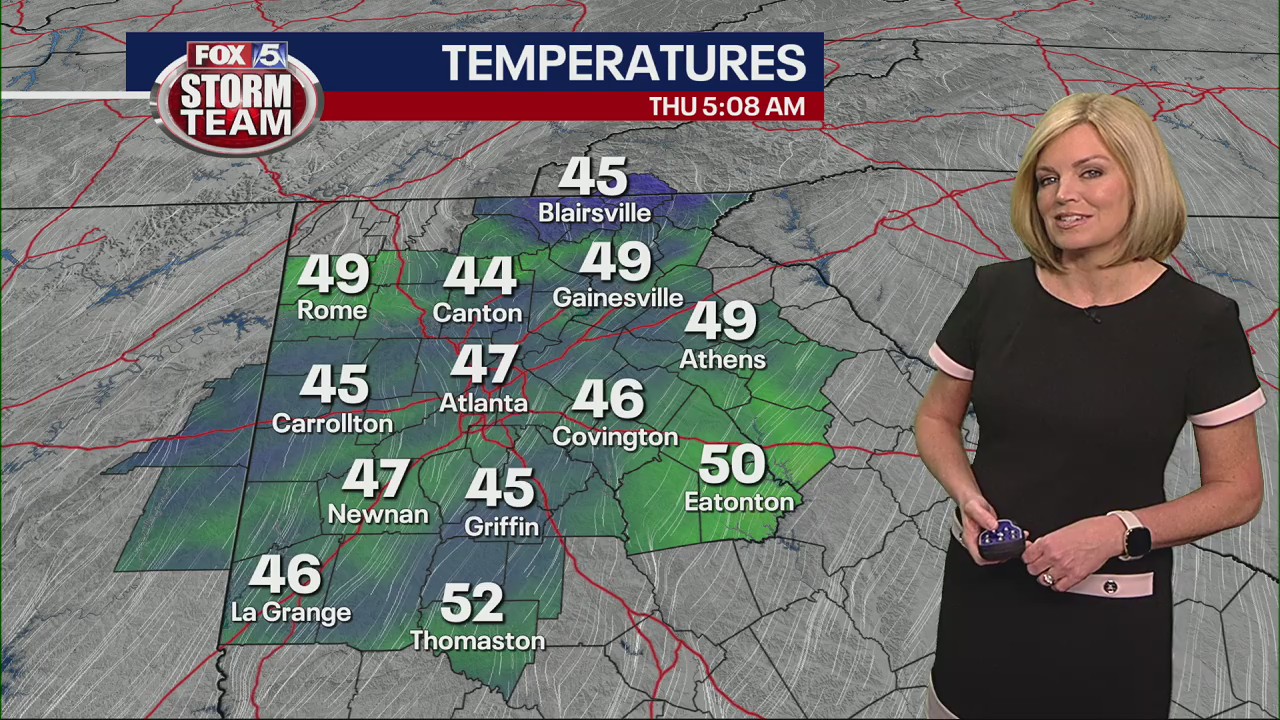 Thursday morning weather forecast