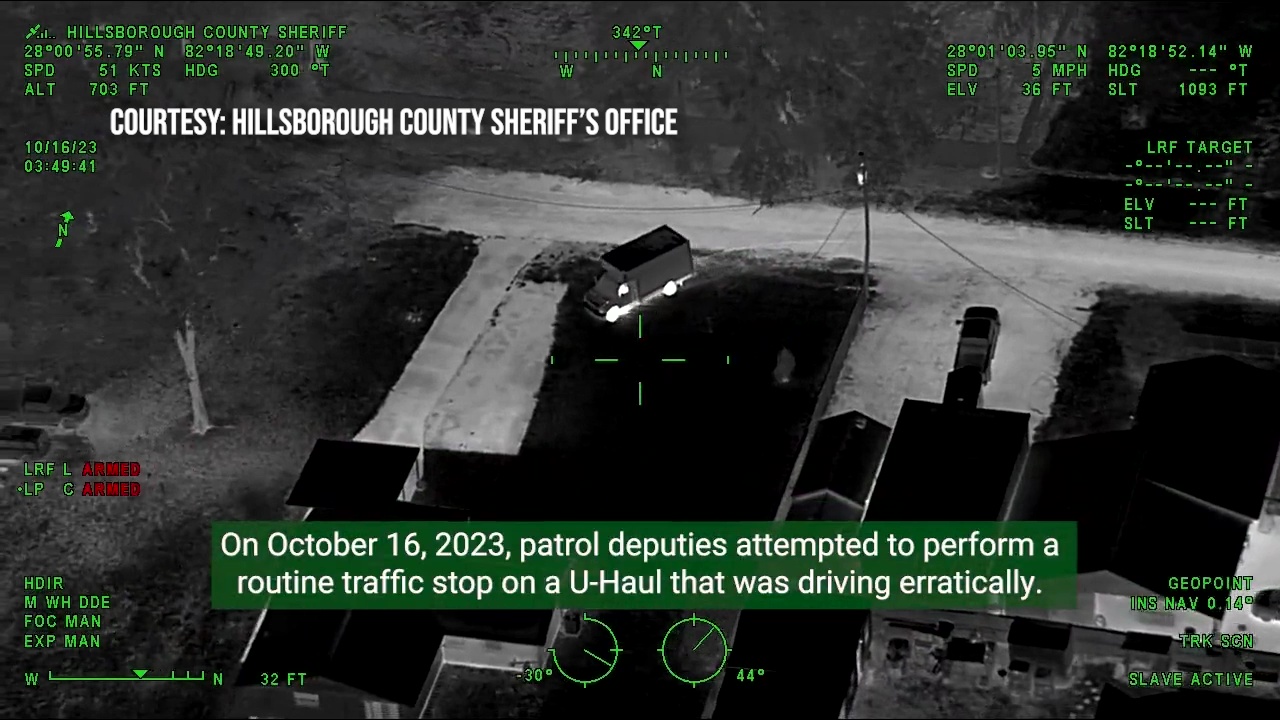 Man attempts to elude HCSO deputies in U-Haul truck