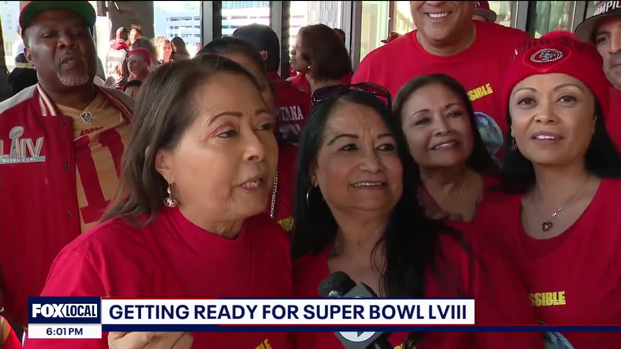 Getting ready for Super Bowl LVIII in Las Vegas!