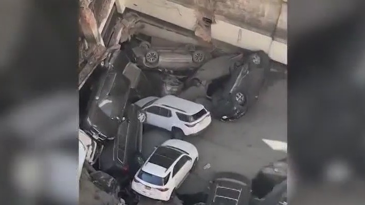Manhattan parking garage collapse leaves 1 dead, 5 injured