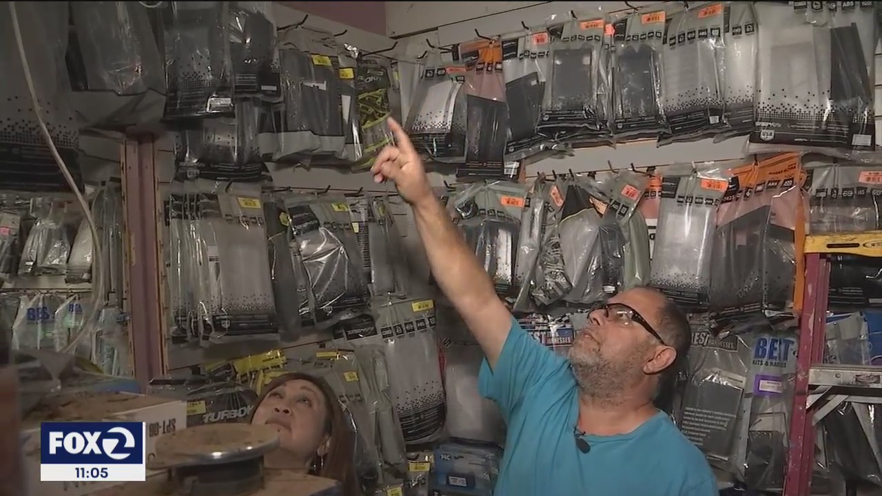 Frustrated Oakland business owner says thieves broke into auto alarm and stereo shop through the roof