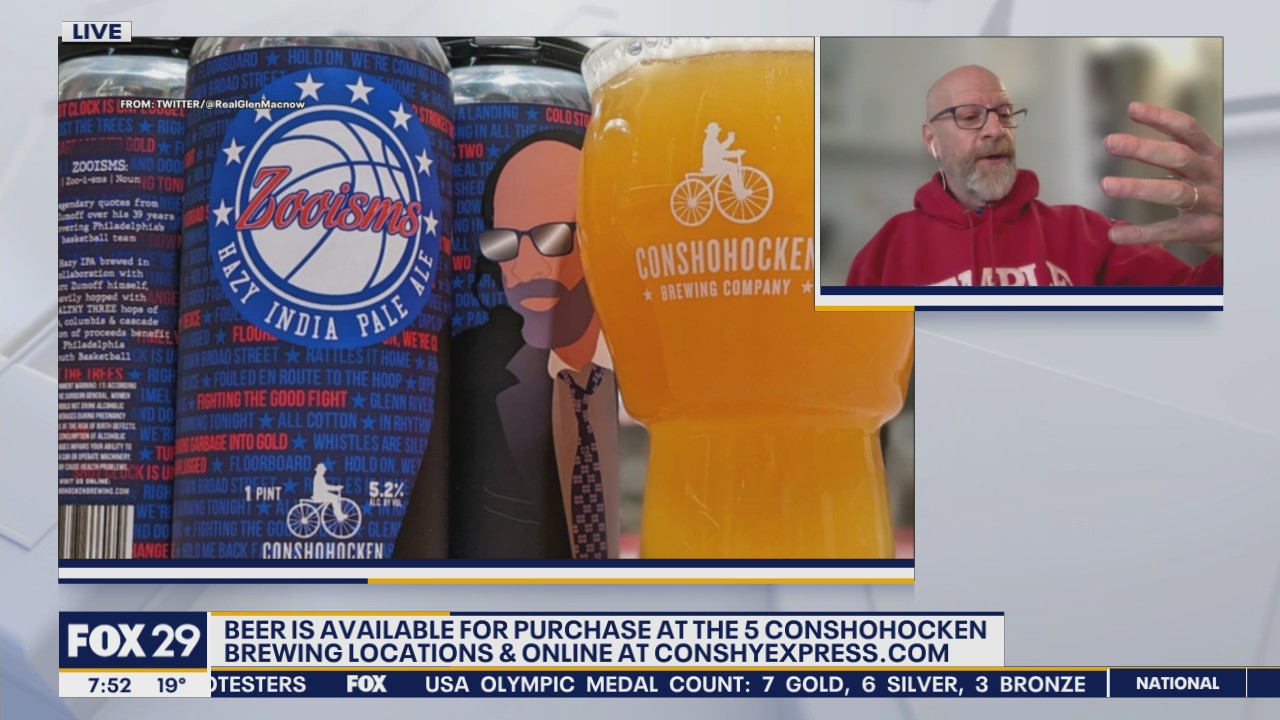 Marc Zumoff collaborated with Conshohocken Brewing on a beer for charity