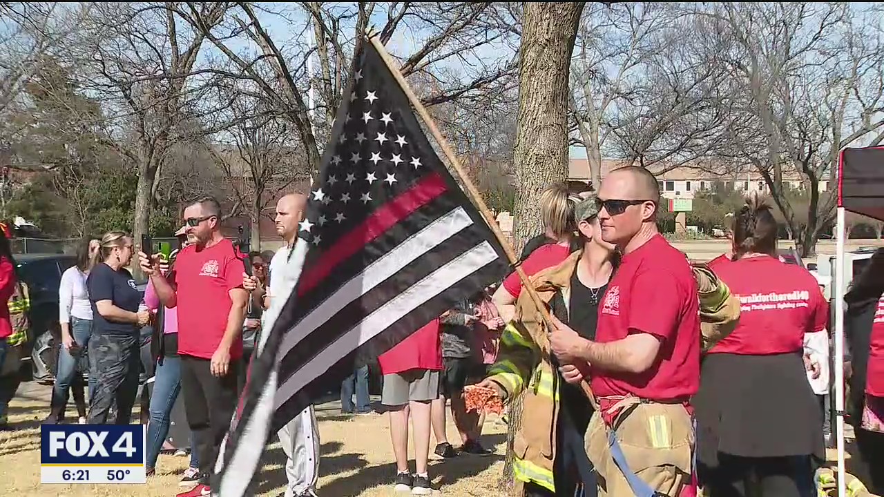 Walk raises awareness for firefighters battling cancer