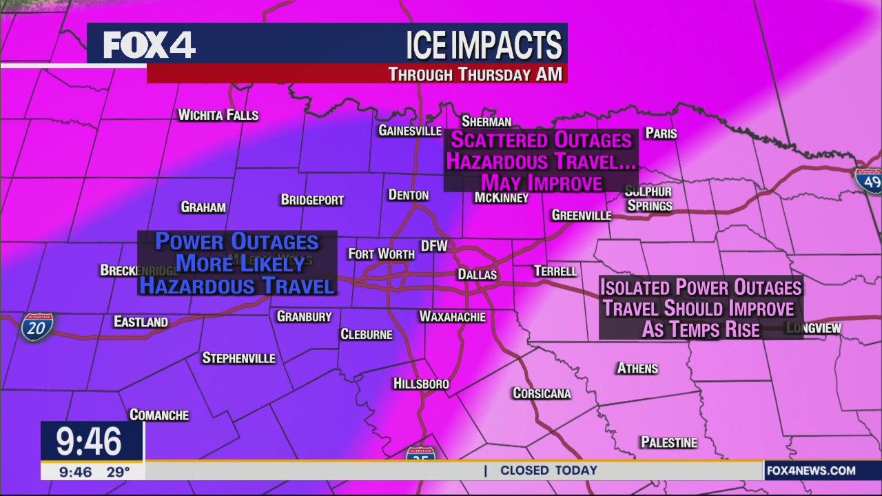 Dallas weather: Feb. 1 late morning forecast