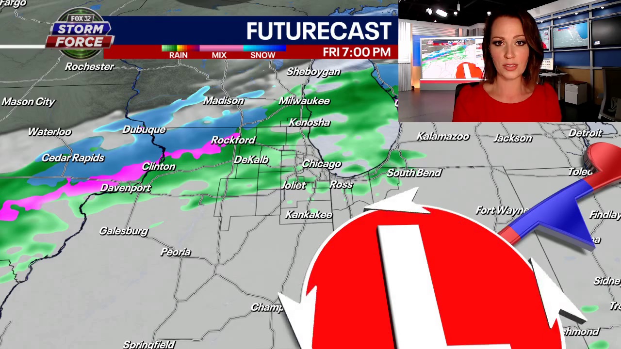 Soaking rain arrives tonight, some areas could see snowflakes by morning