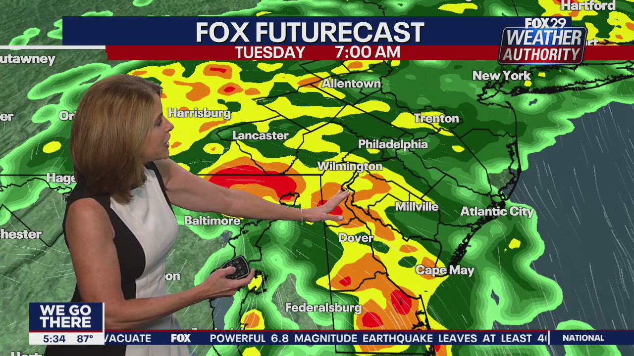 Weather Authority: Monday, 5 p.m. update