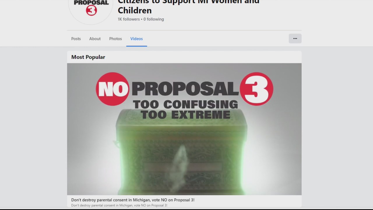 Proposal 3 reproductive freedom ballot language questioned for using sterilization term