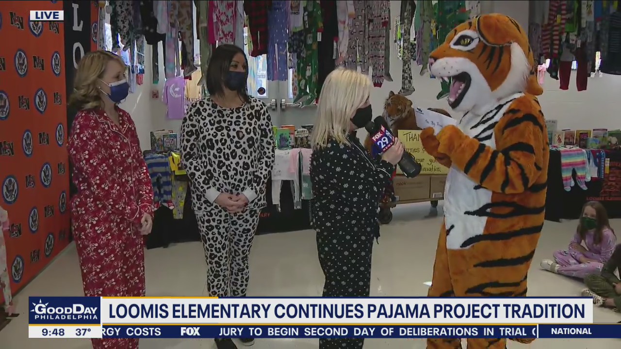 Loomis Elementary continues Pajama Project tradition