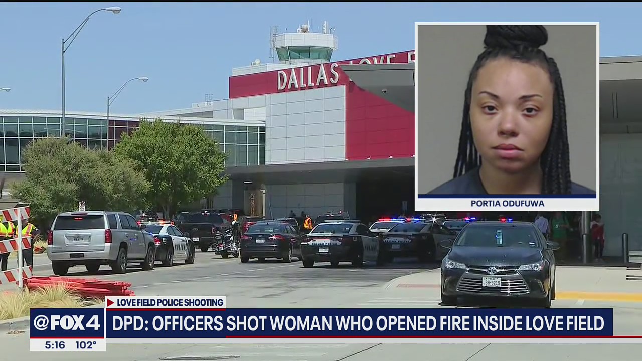 Dallas Love Field shooting suspect shot by police, no one else injured