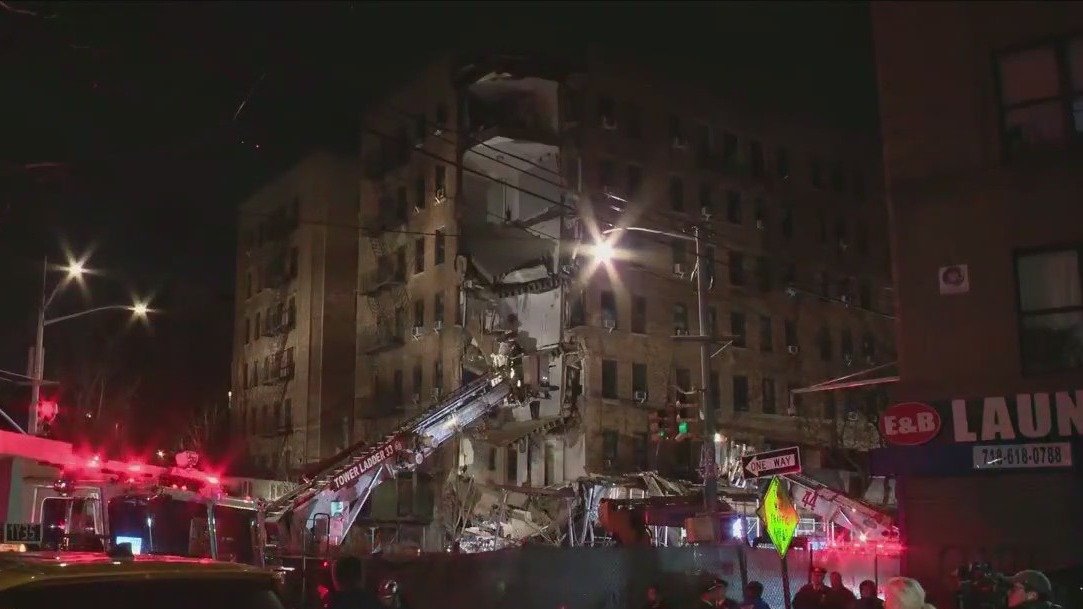 Bronx building collapse: 2 injuries reported
