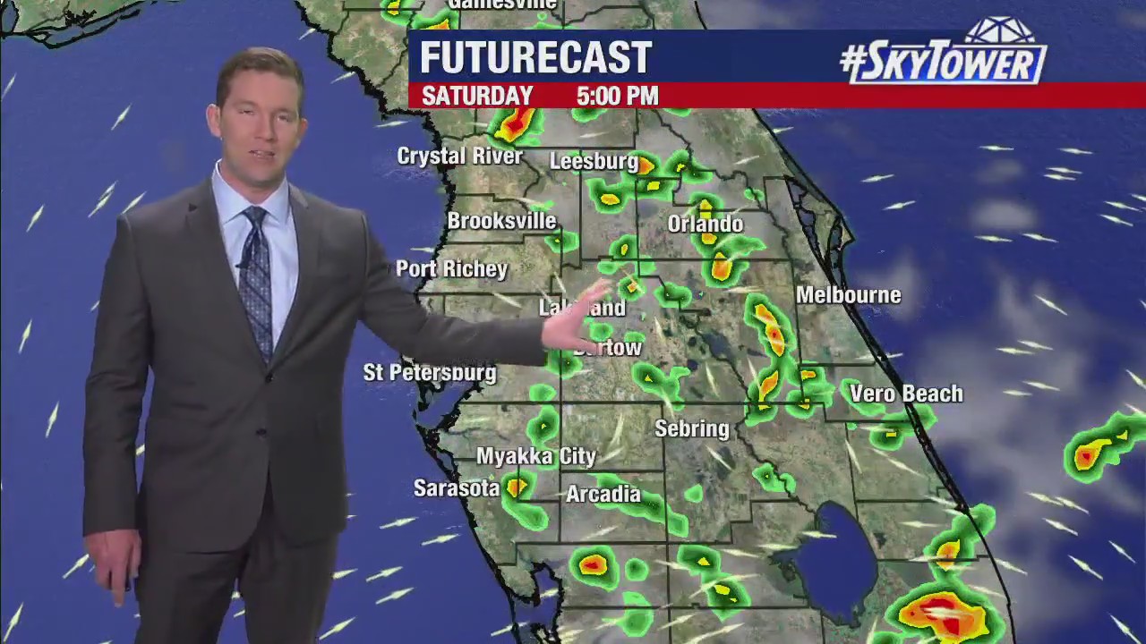 Friday evening forecast