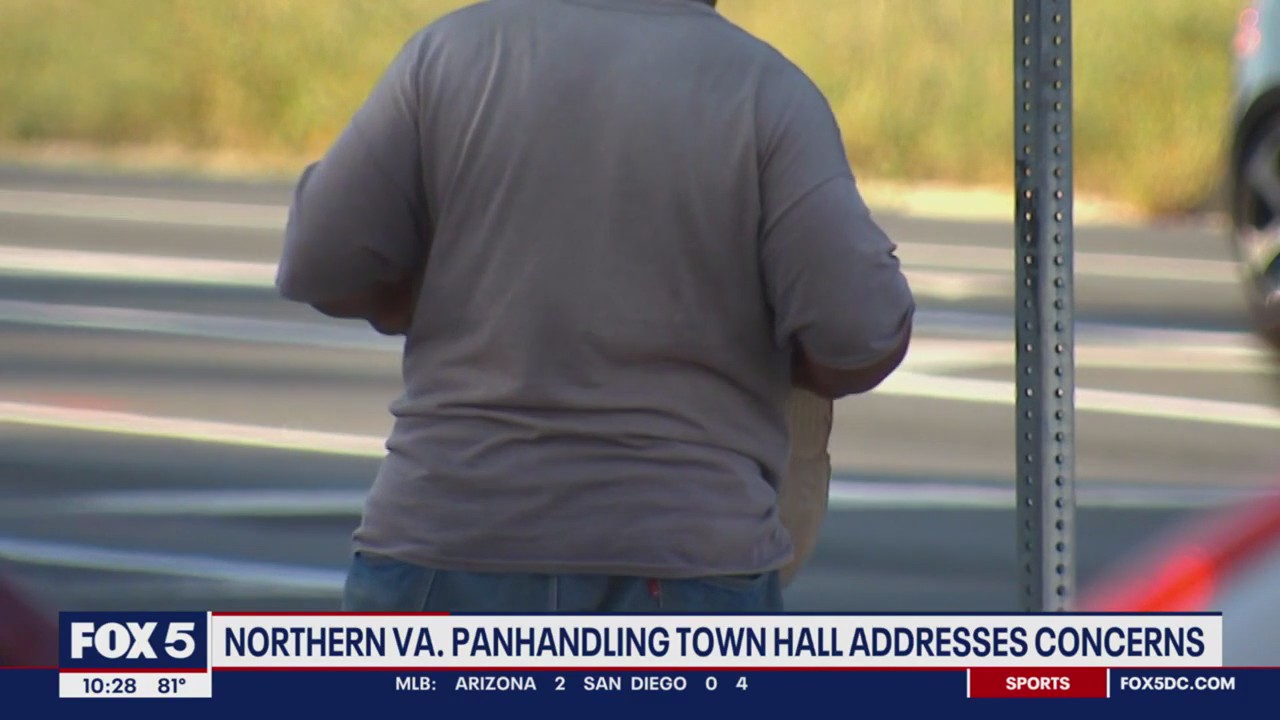 Northern Virginia panhandling town hall addresses concerns