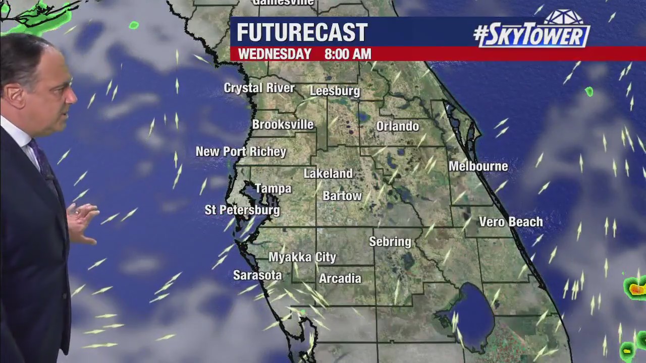 Tuesday evening forecast