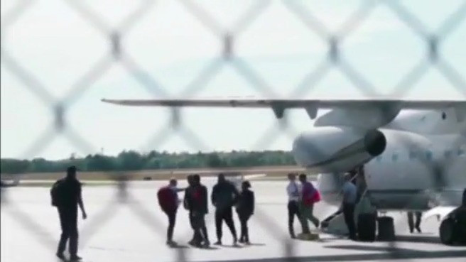 California officials claim that flight of migrants was sent from Florida