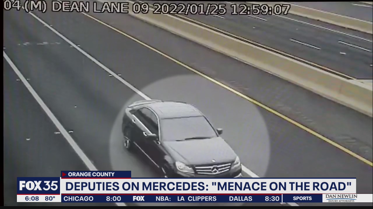 Deputies on Mercedes: "Menace on the road"