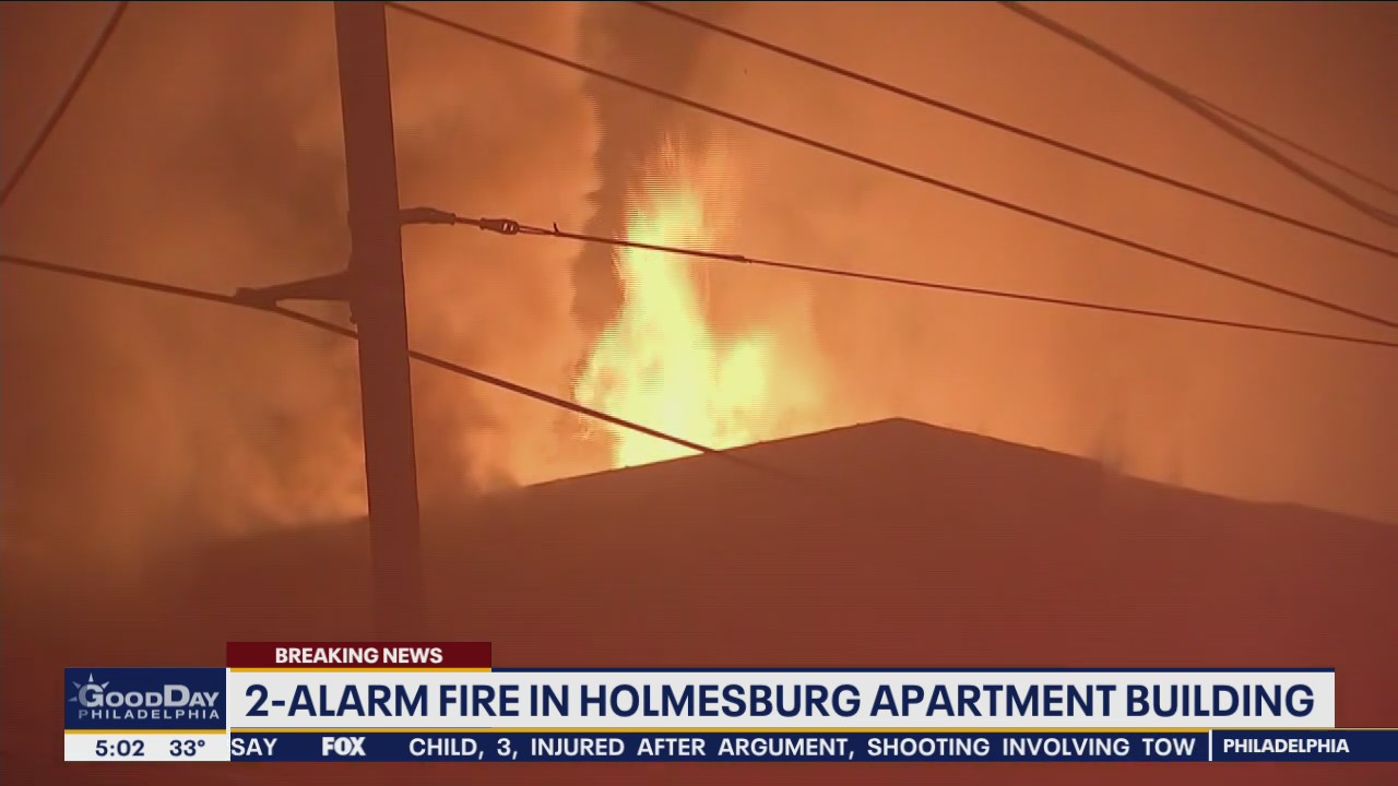 2 hurt after fire breaks out at Holmesburg apartment building