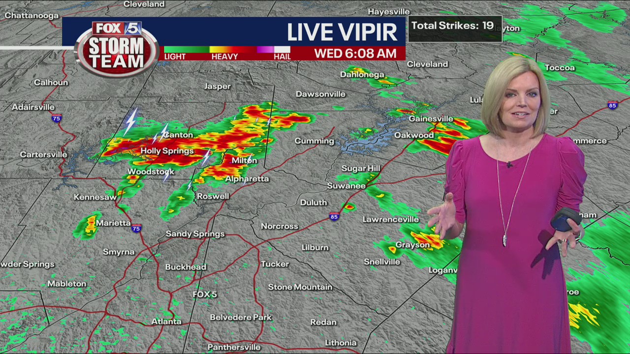 Wednesday morning weather forecast