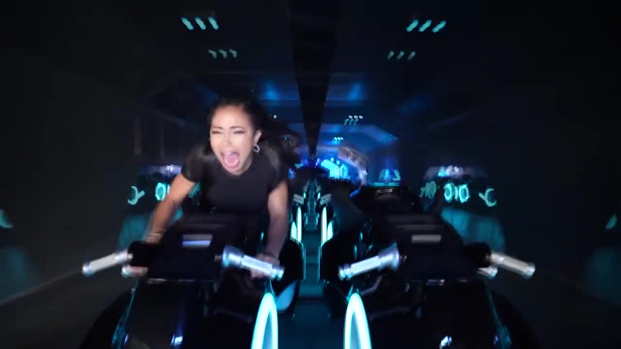 TRON Lightcycle Run: Alex Holley takes a ride on the newest ride at Disney's Magic Kingdom