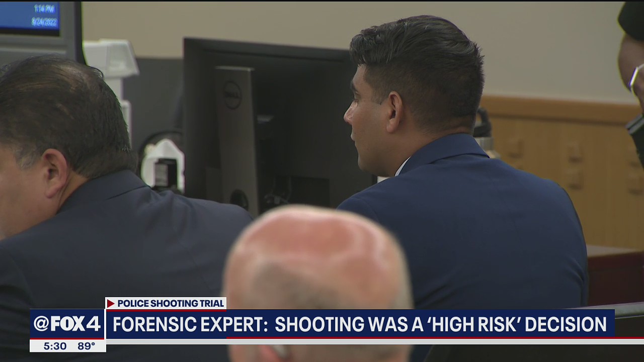 Arlington police officer goes on trial for killing woman while trying to shoot dog