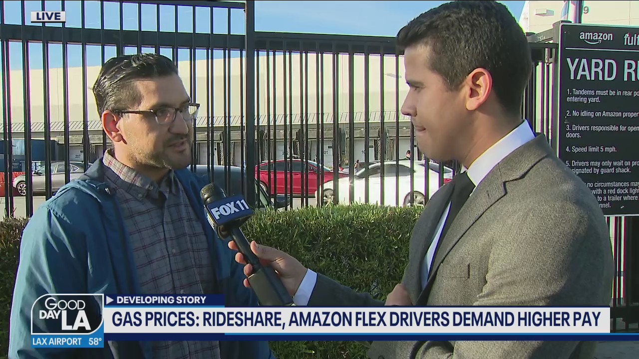 Gas prices: Rideshare, Amazon Flex drivers demand higher pay