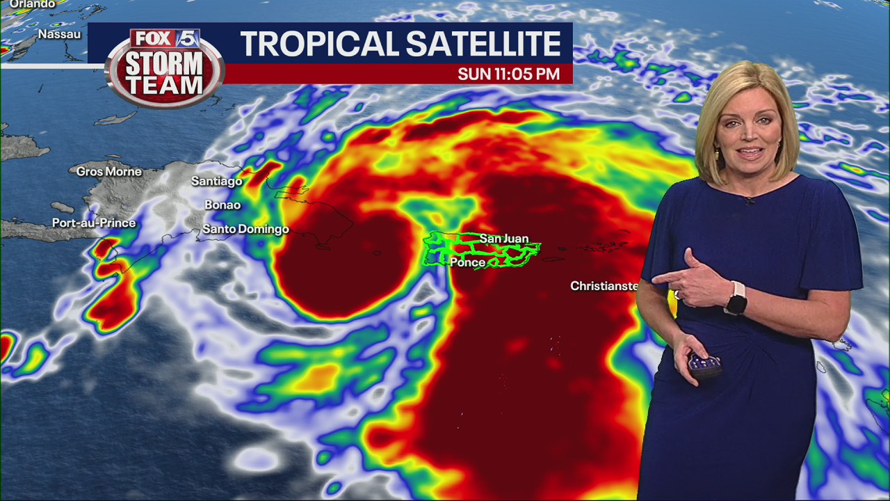 Monday morning weather forecast