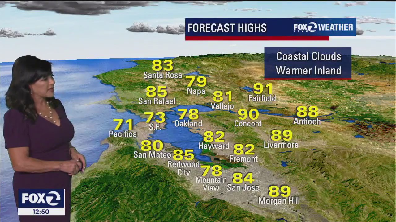 Afternoon showers possible on Tuesday