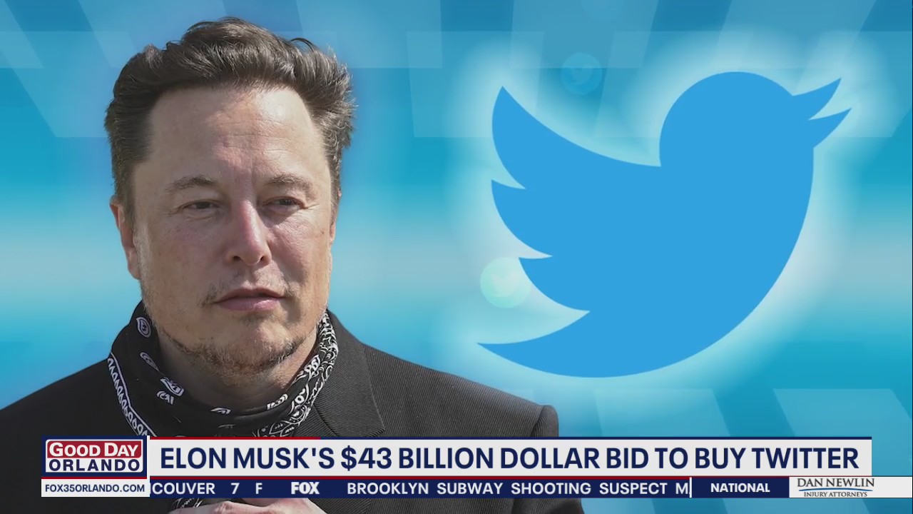 Elon Musk's $43 billion bid to buy Twitter