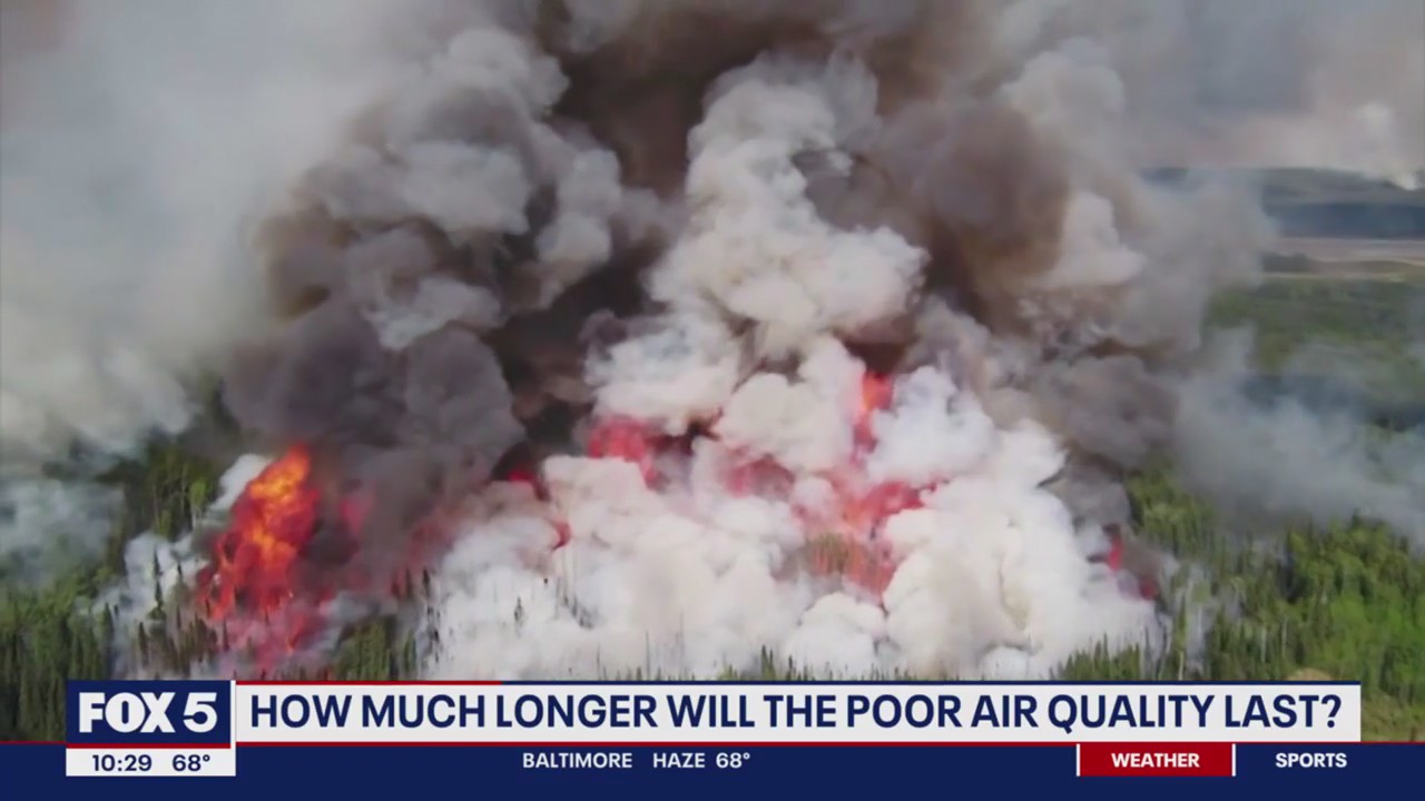 How much longer will the poor air quality last?