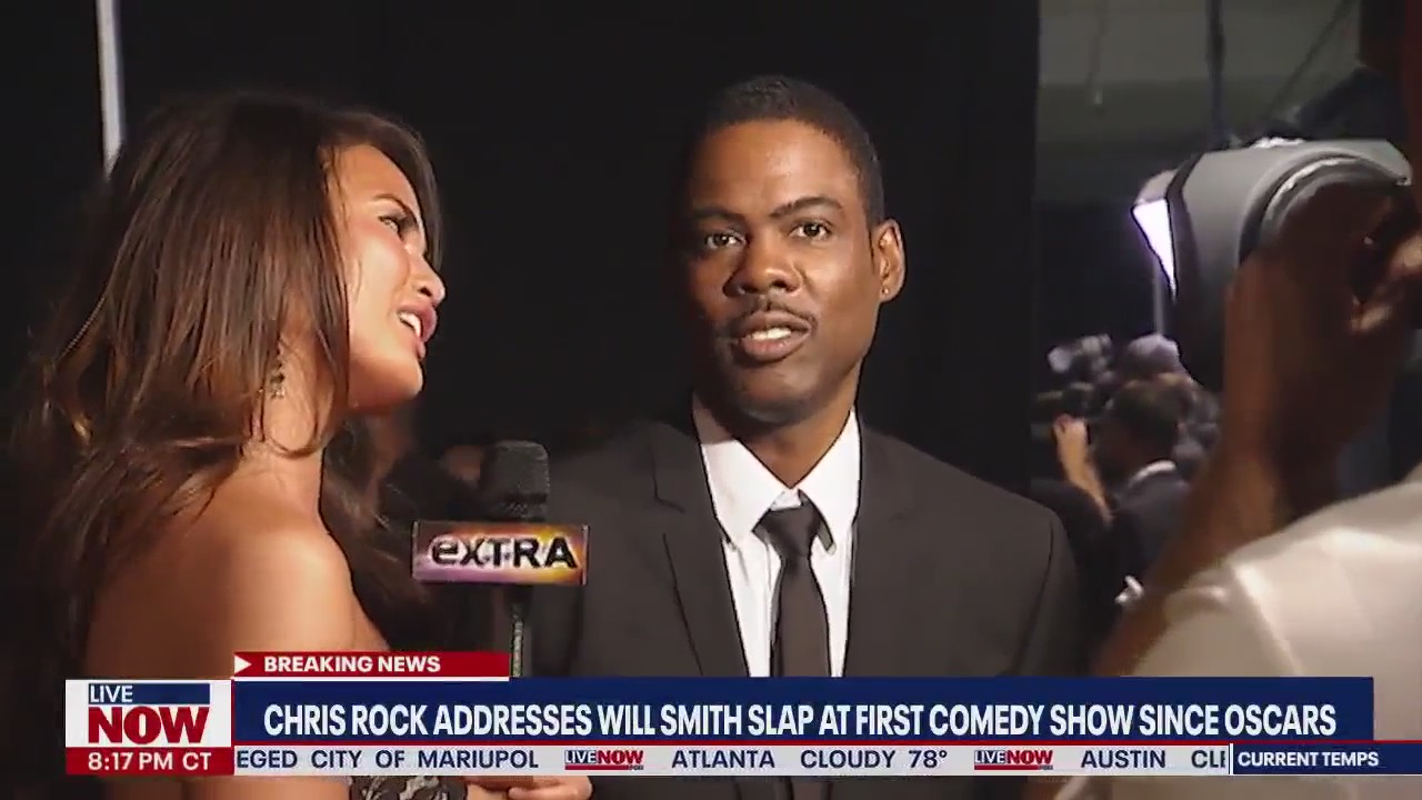 Chris Rock mentions SLAP in first comedy show since Oscars | LiveNOW from FOX
