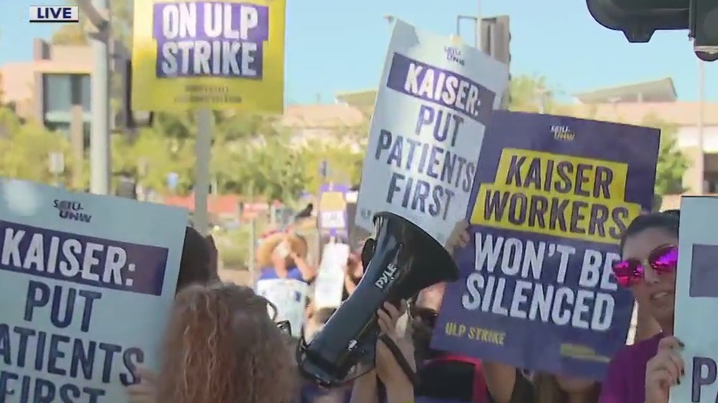 Kaiser strike: Workers strike for 3rd day