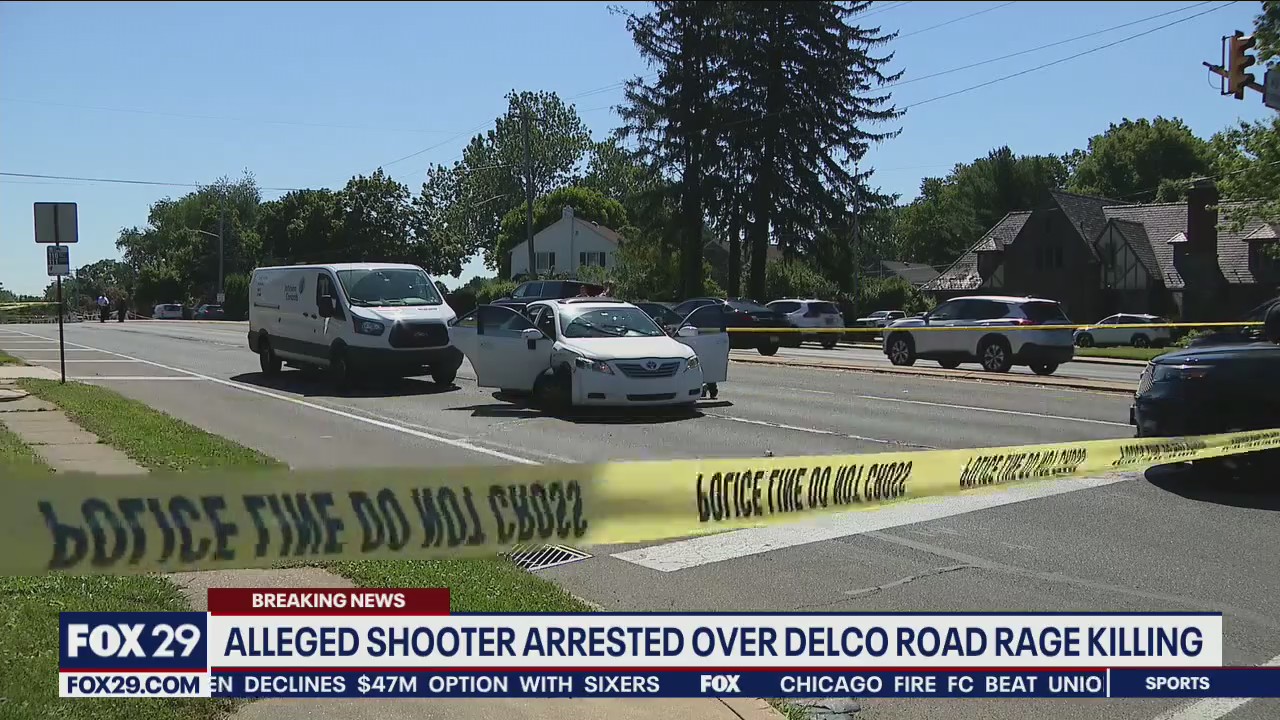 Gunman accused of deadly Delaware County road rage shooting arrested, sources say