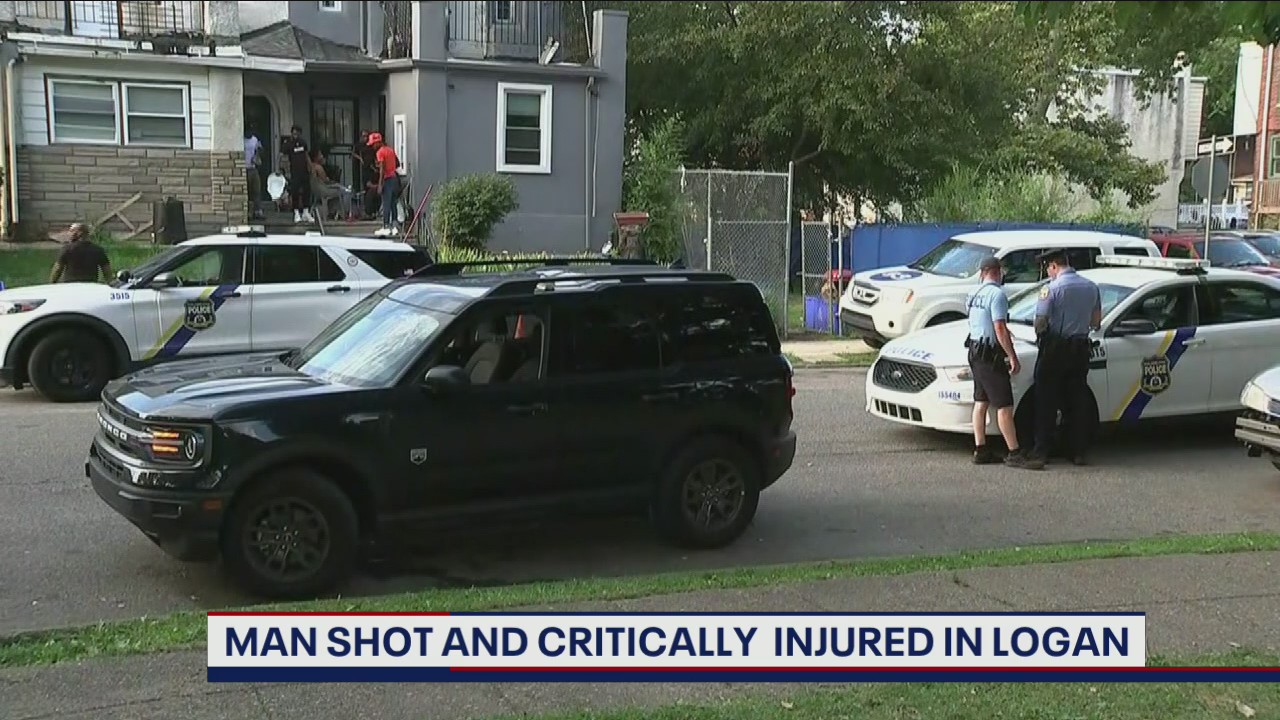 Man, 30, critical after he is shot in the chest in Logan