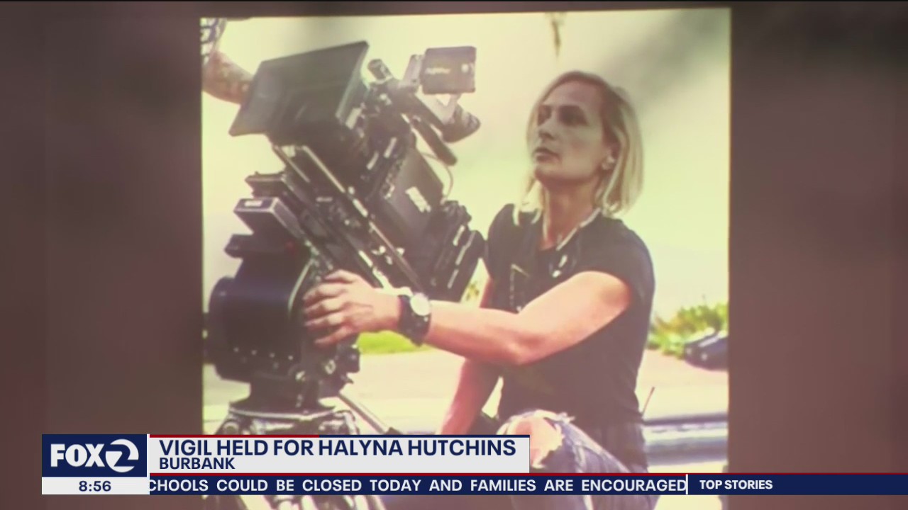 Vigil held for woman killed on movie set