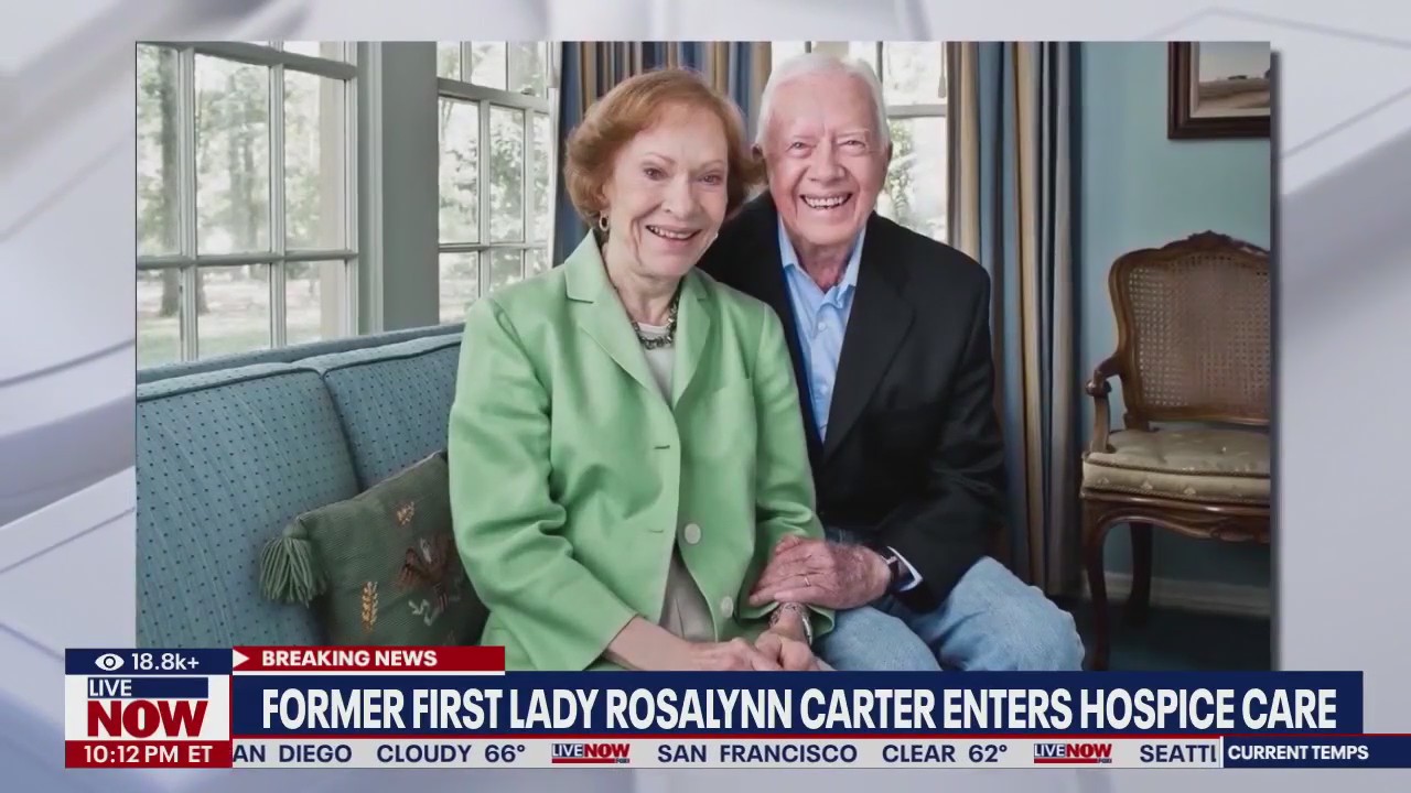 96-year-old Rosalynn Carter enters hospice care