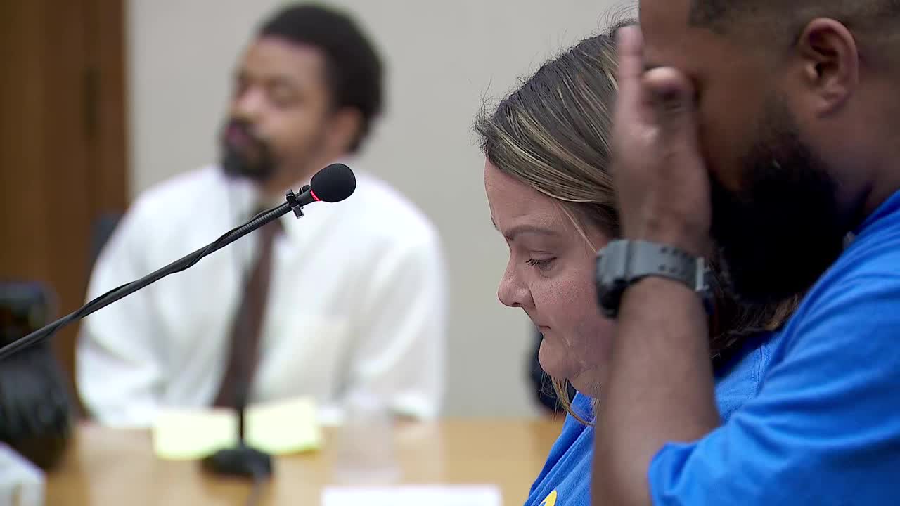 The parents of Josiah Oakley address the court