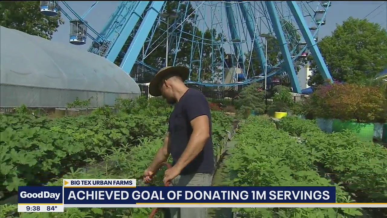 Big Tex Urban Farms reaches its million servings mission