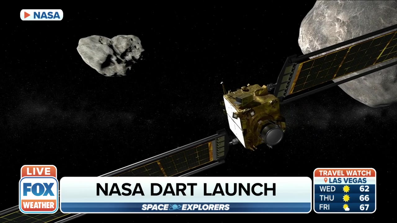 NASA's DART spacecraft launches on mission to intentionally smash into asteroid