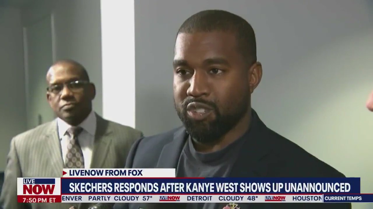 Kanye West shows up to Skechers 'unannounced & uninvited' | LiveNOW from FOX