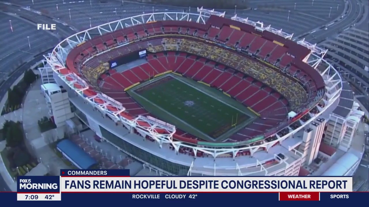 Commanders fans remain hopeful in wake of Congressional report
