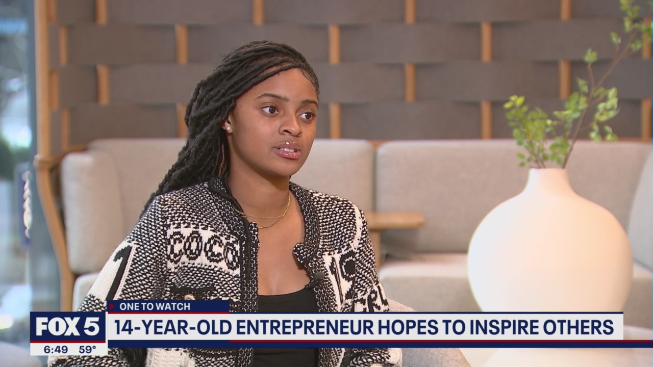 14-year-old entrepreneur hopes to inspire others