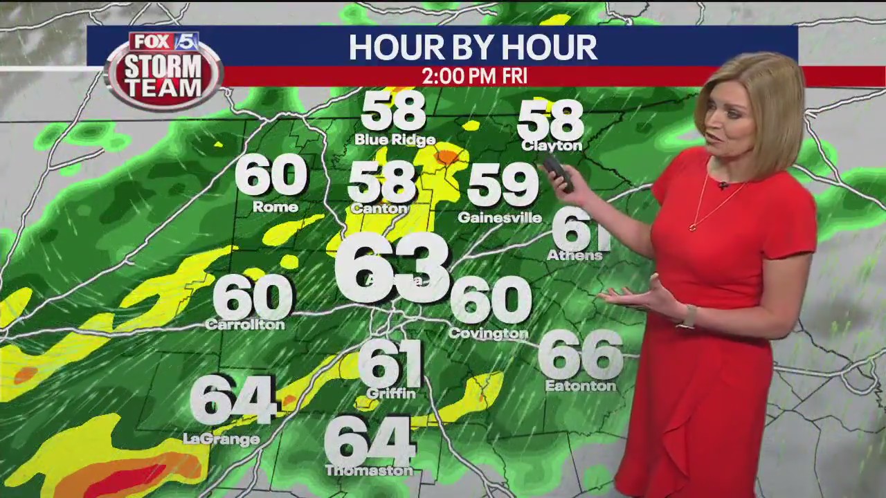 Friday forecast update