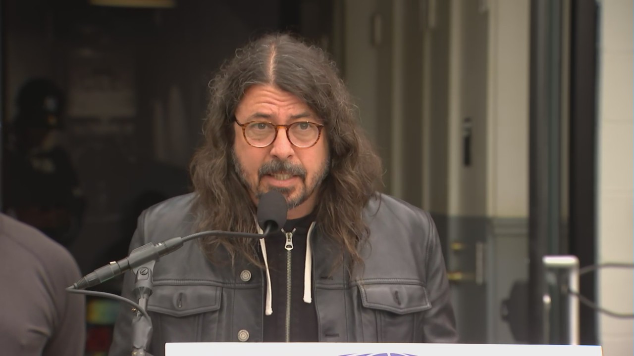 Dave Grohl helps open The Atlantis