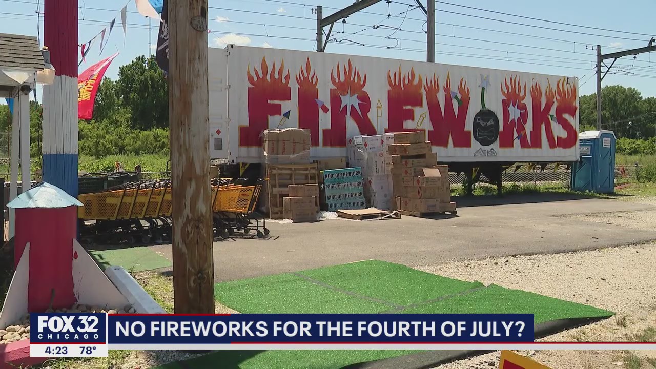 Firework shortage leaving several Illinois communities scrambling for 4th of July