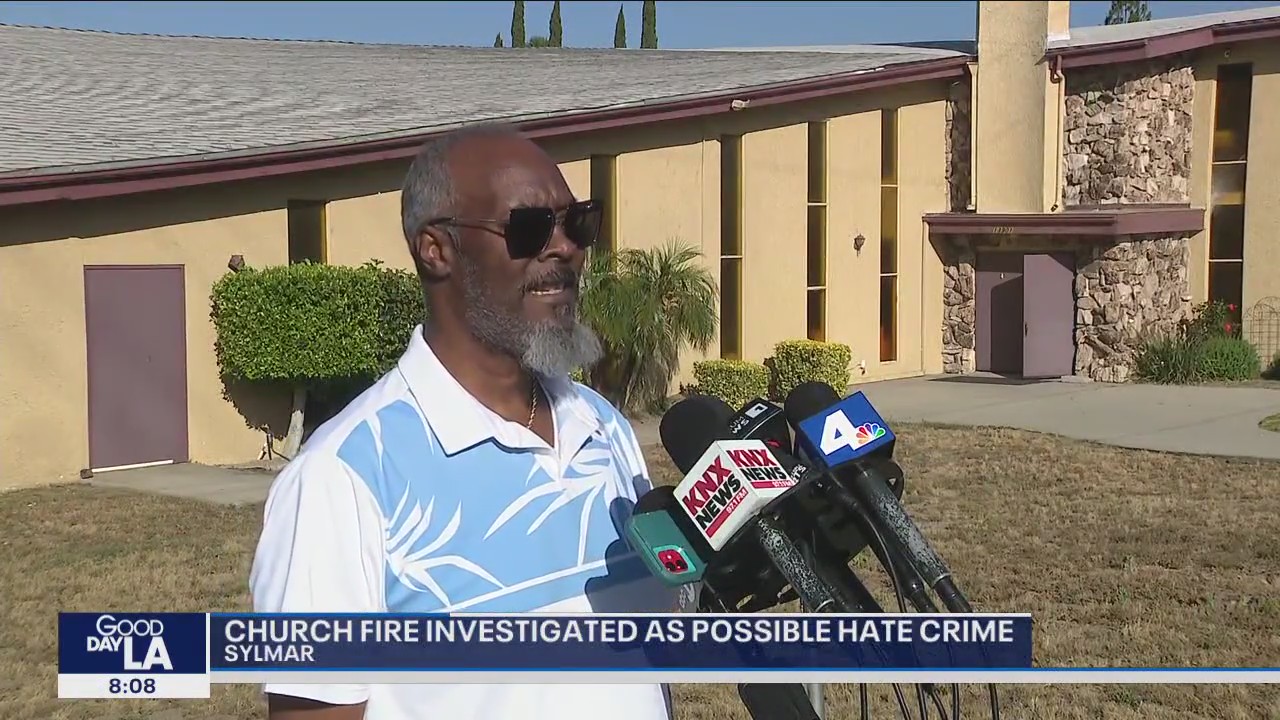 Pastor at Sylmar church where crosses burned speaks out